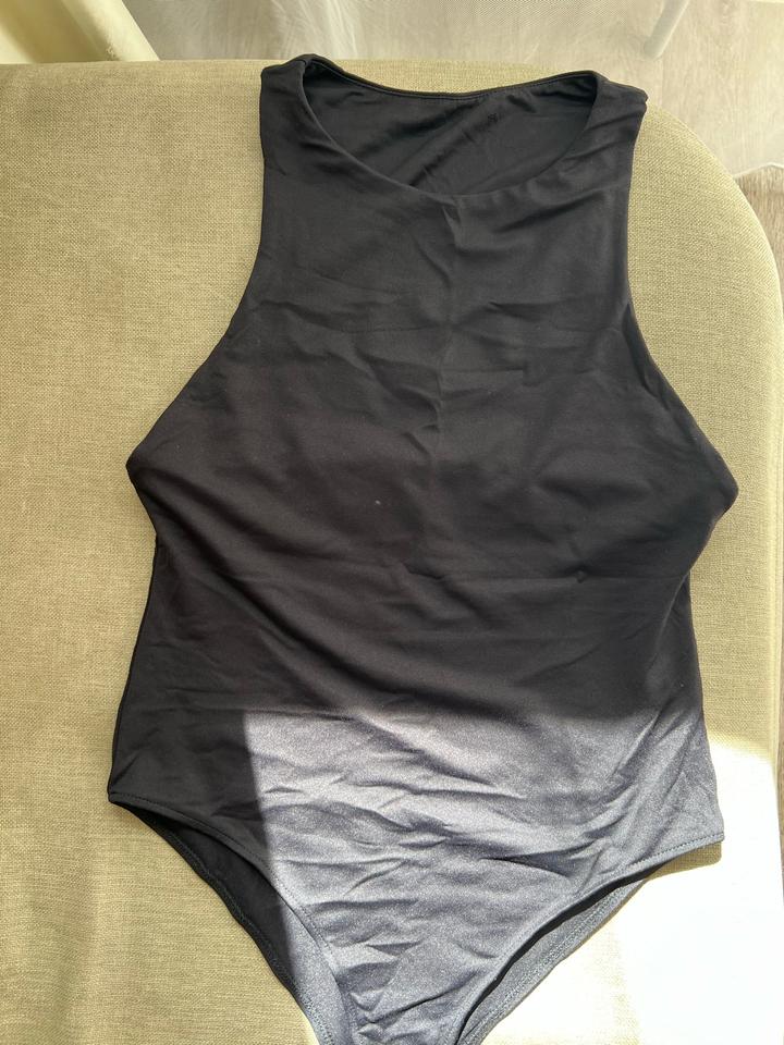 Черное боди zara