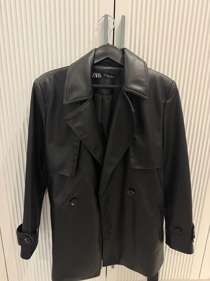 Кожаный Тренч ZARA