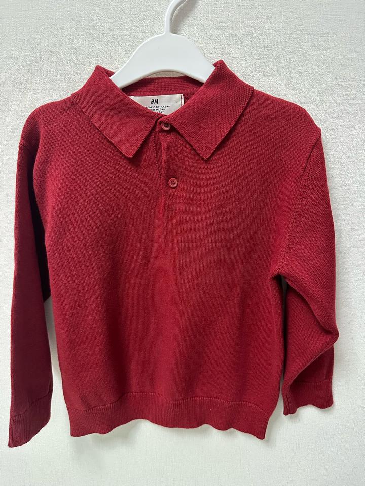 Детское поло H&M с длинным рукавом