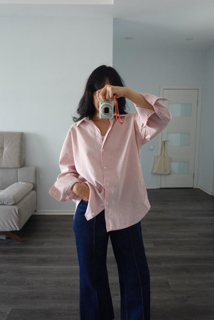 Zara Рубашка в полоску