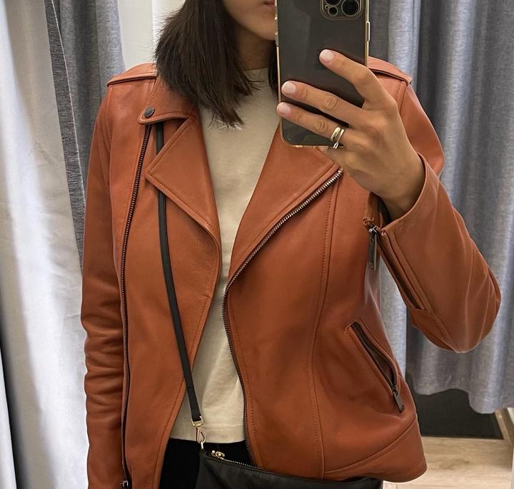 Кожанка massimo dutti