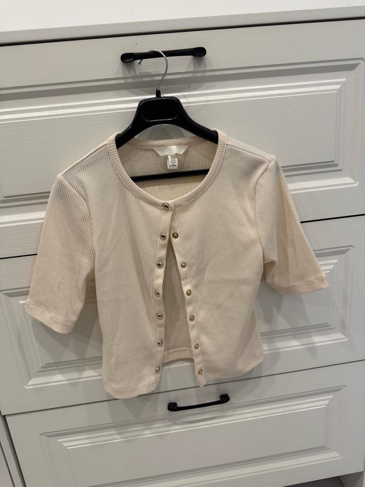 H&M Кофта молочного цвета