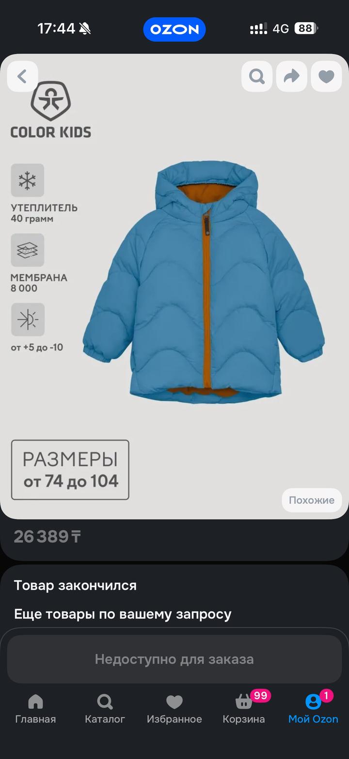 Куртка COLOR KIDS