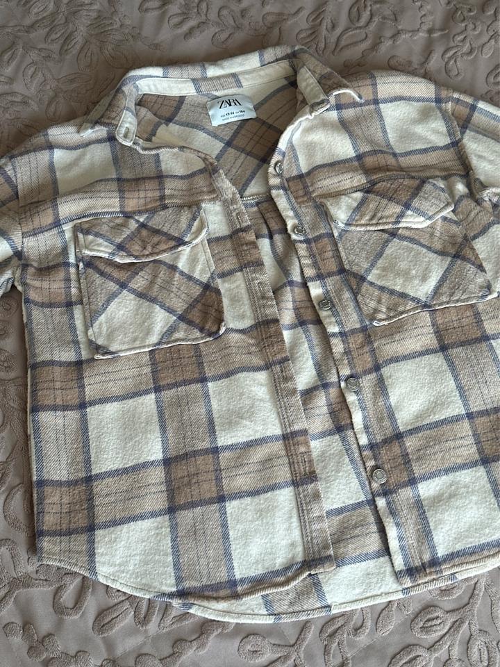 Рубашка в клетку ZARA