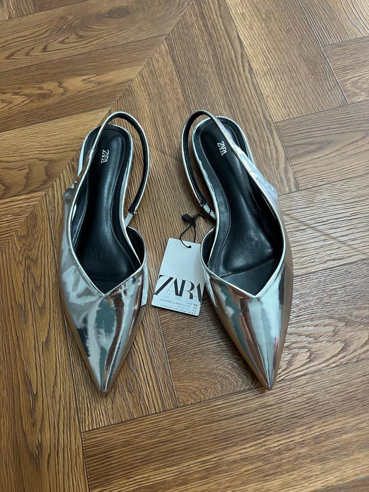 ZARA туфли слингбэки
