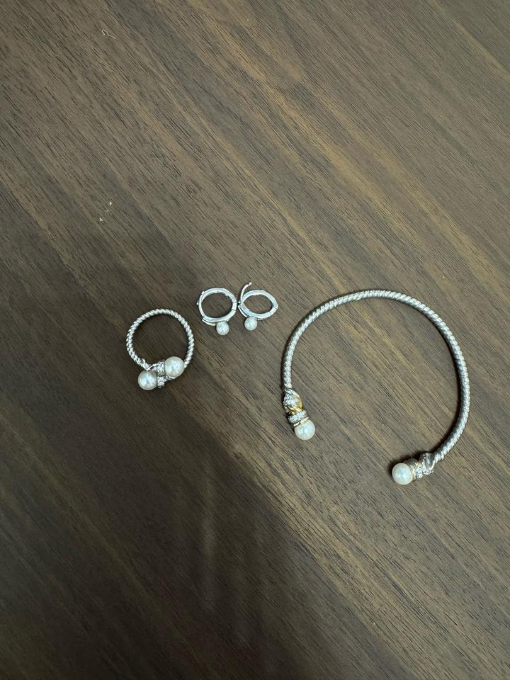 Серьги,кольцо,браслет