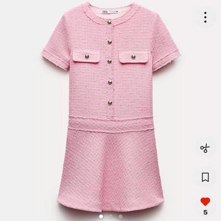 ZARA твидовое платье
