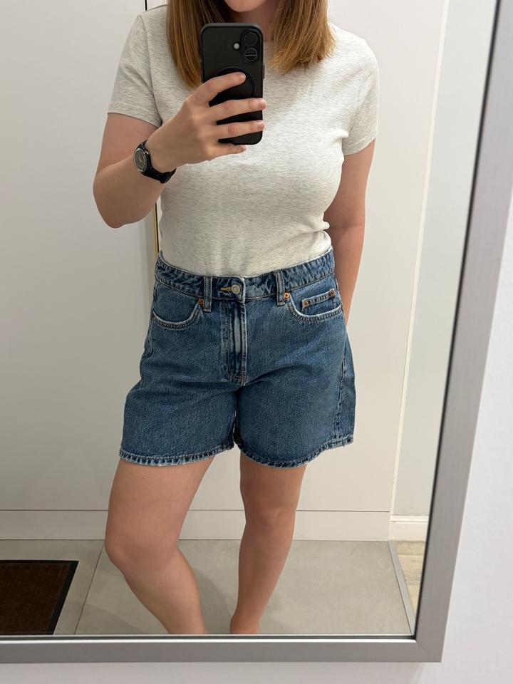 Джинсовые шорты ZARA