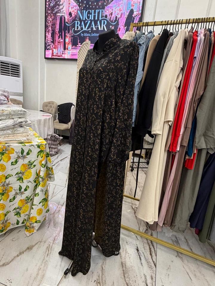 soft home textile Платье макси в цветочный принт