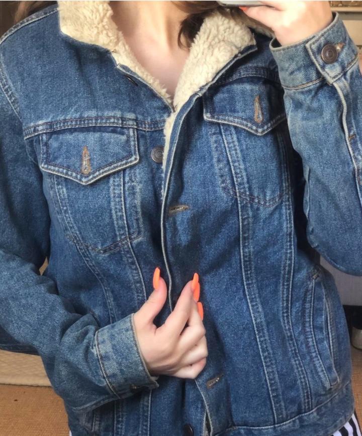 Topshop Меховая Куртка Moto