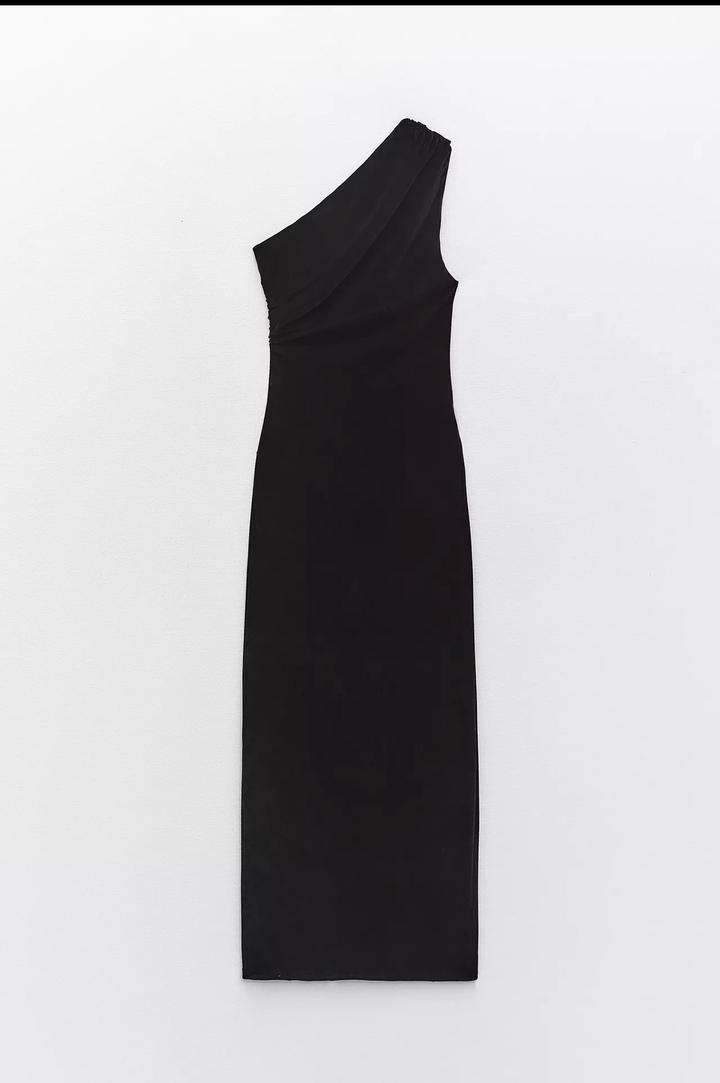 Платье на одно плечо ZARA