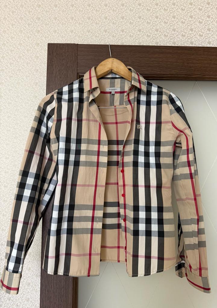 Женская рубашка BURBERRY в клетку