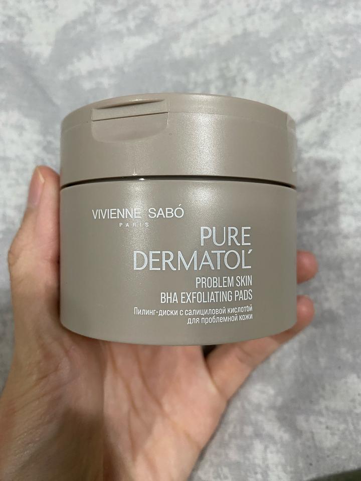 Pure Dermatol BHA Exfoliating Pads пилинг-диски для лица VIVIENNE SABO