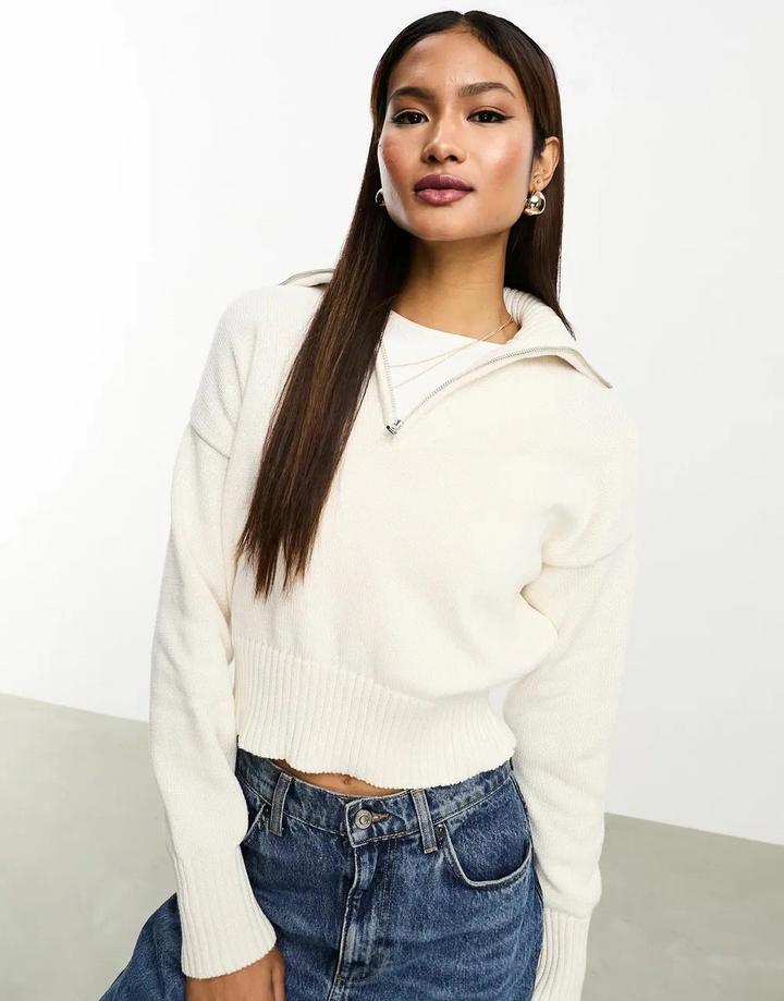 Свитер бежевый bershka