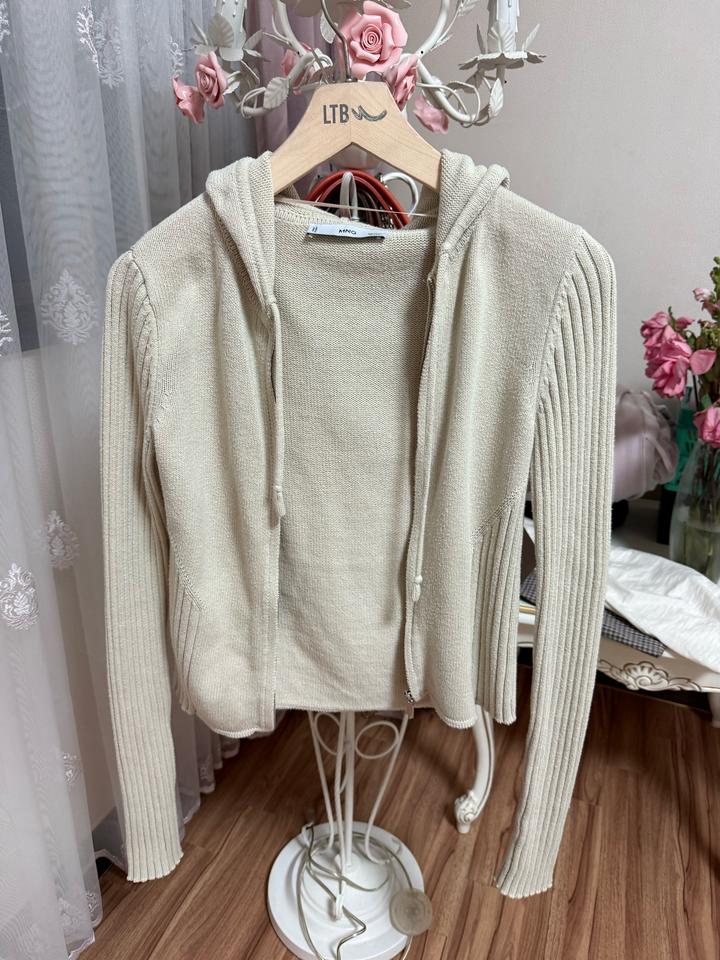 Mango Трикотажный кардиган на молнии