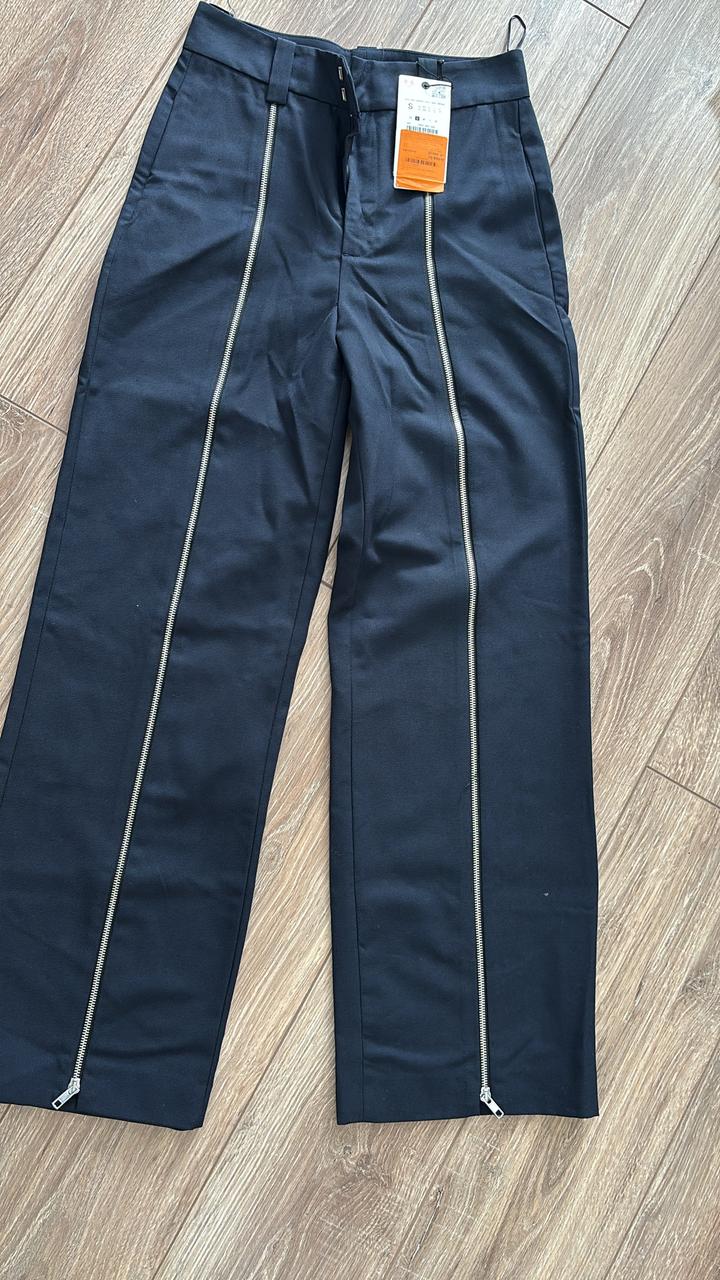 Брюки ZARA с молниями