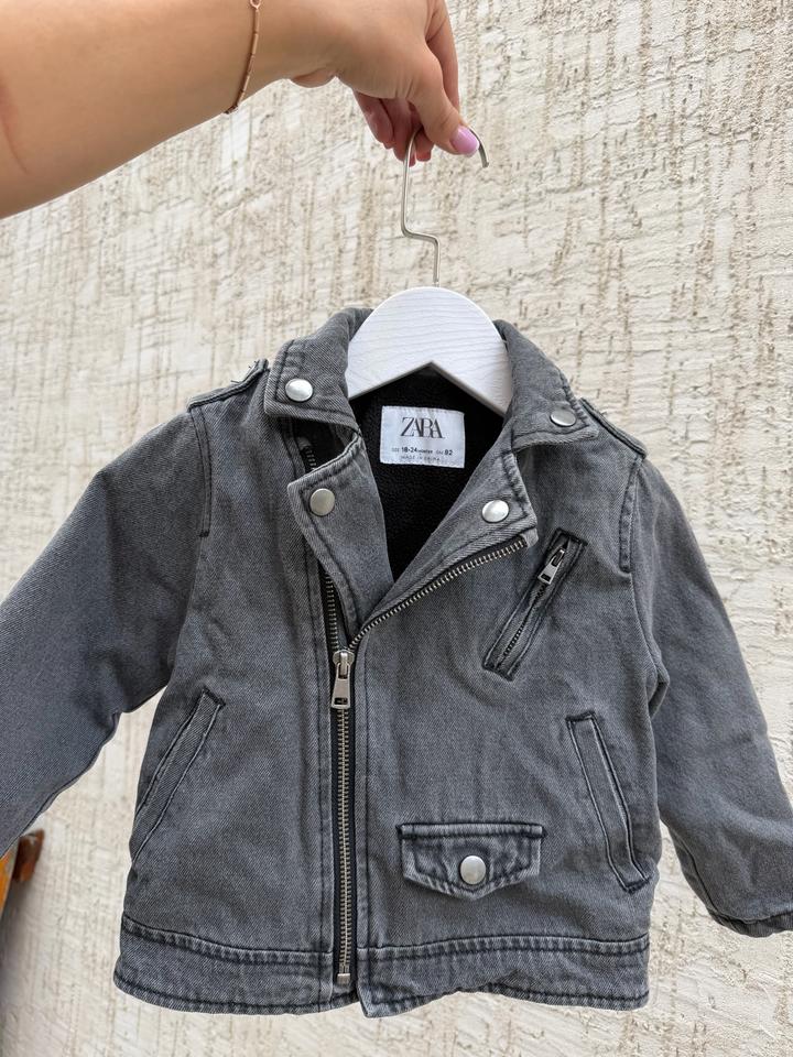 Джинсовая куртка-косуха ZARA