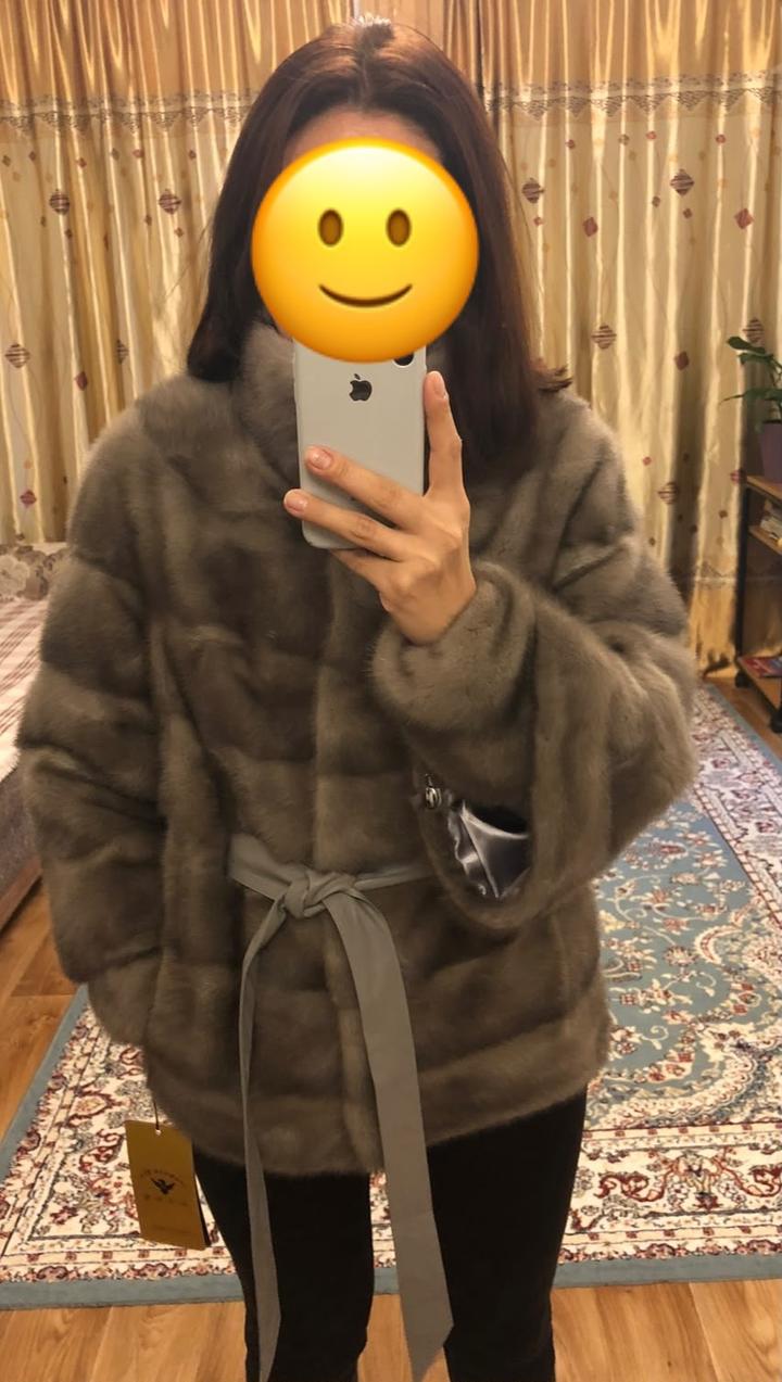 Норковая полушубка