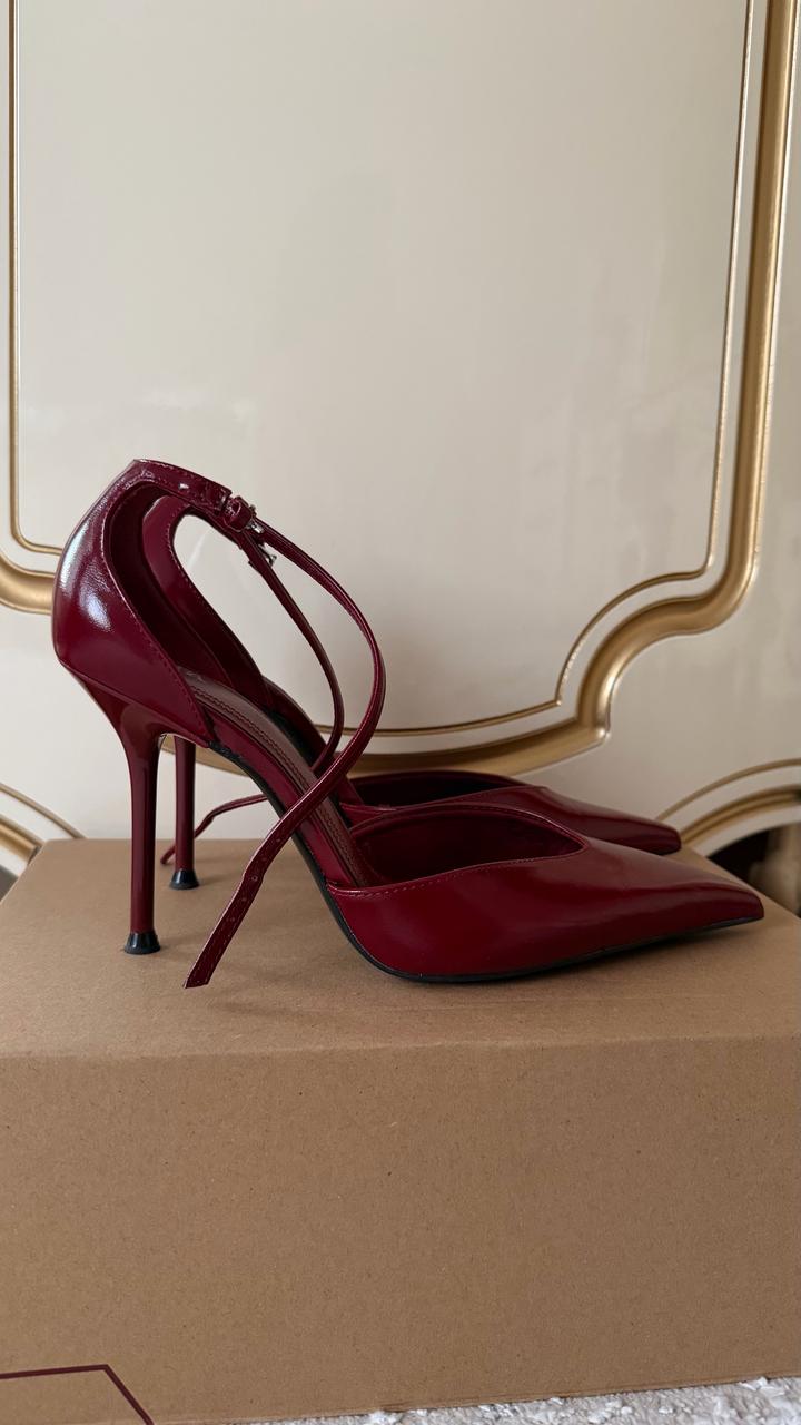 Туфли Zara бордовые