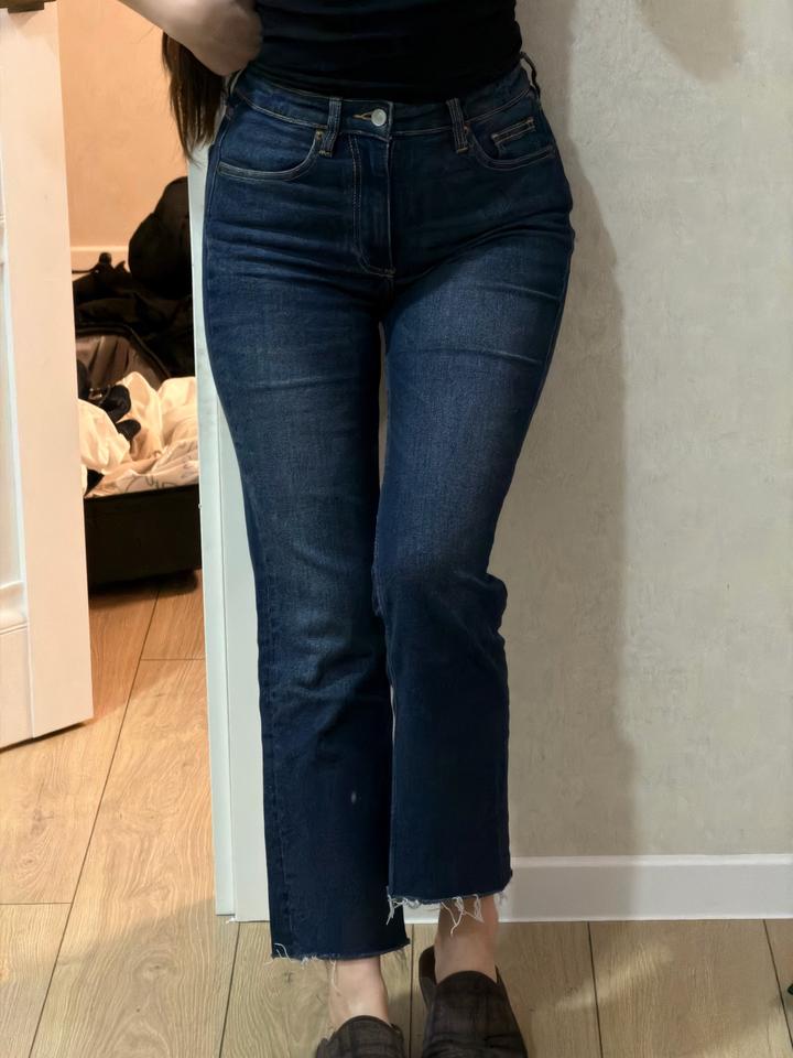 Zara Женские джинсы с необработанным краем