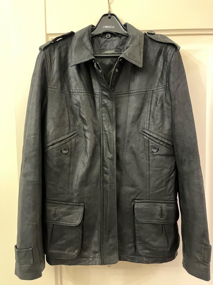 Куртка Weekend Max Mara из кожи