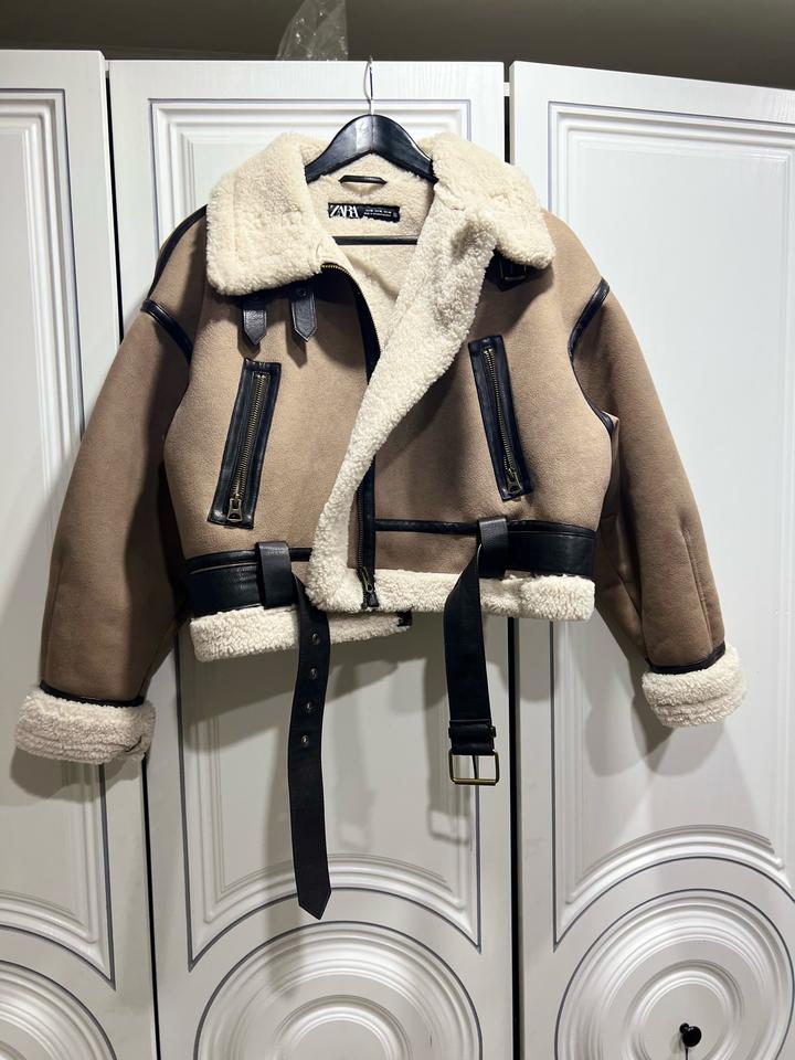 Дубленка Zara Размер XL