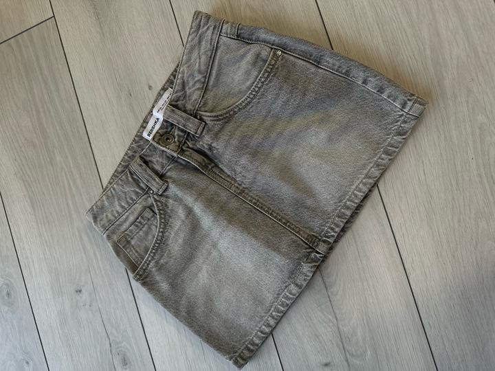 Джинсовая мини-юбка Bershka