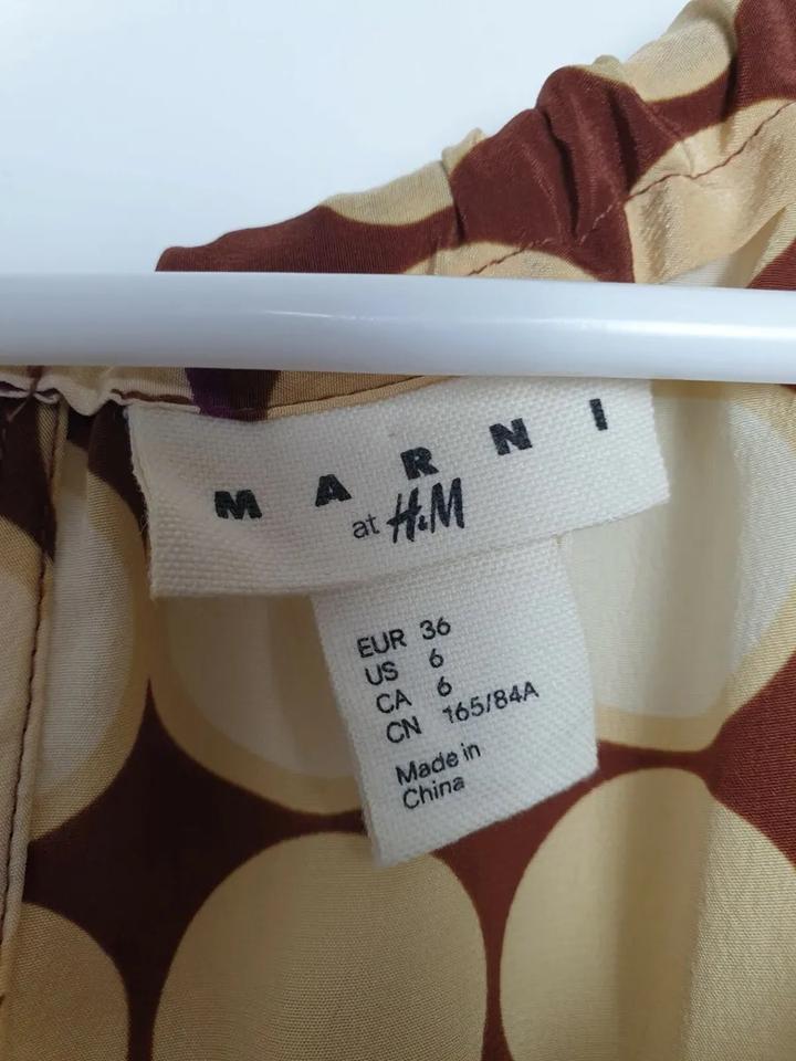 Платье Marni at H&M в горох