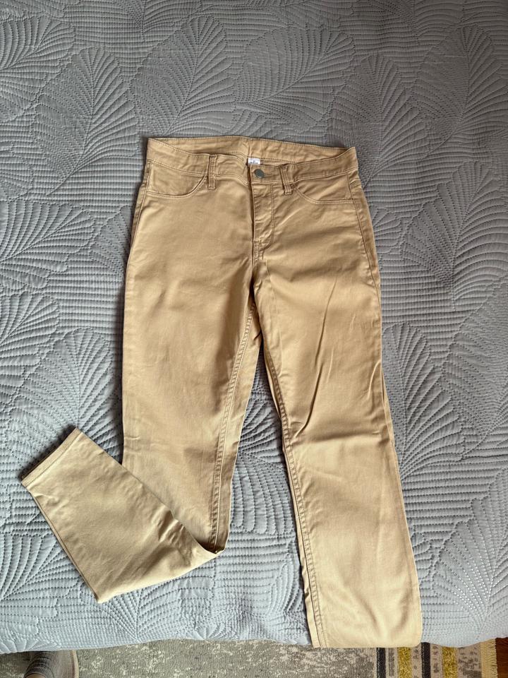 H&M бежевые брюки Н&М