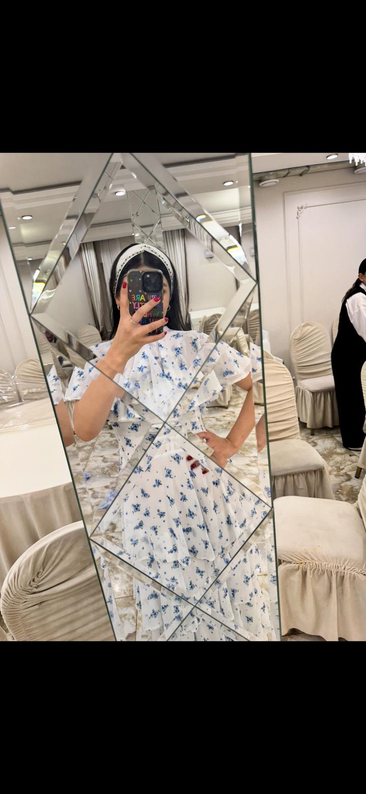 NoName Платье в цветочный принт