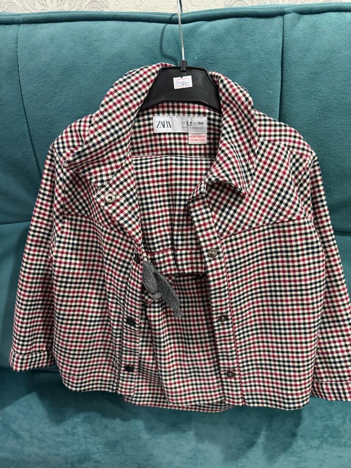 Костюм ZARA в клетку для девочки