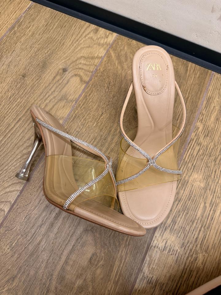 Zara Сабо прозрачные 39