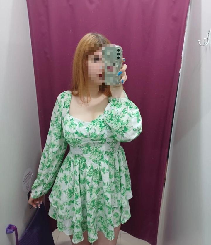 Платье с цветочным принтом