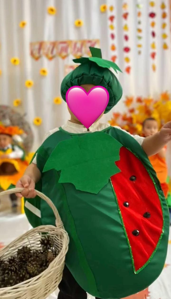Детский карнавальный костюм арбуза (2-7лет)
