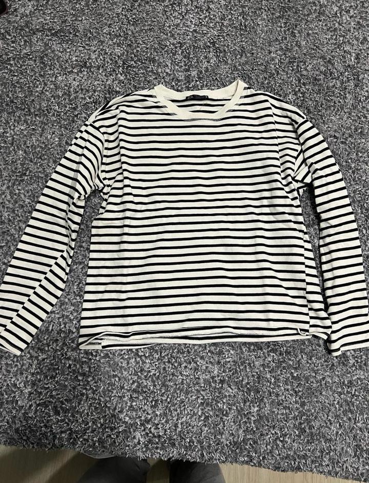 Лонгслив Zara в полоску