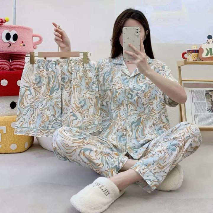 Coton Colors Женский пижамный костюм с принтом