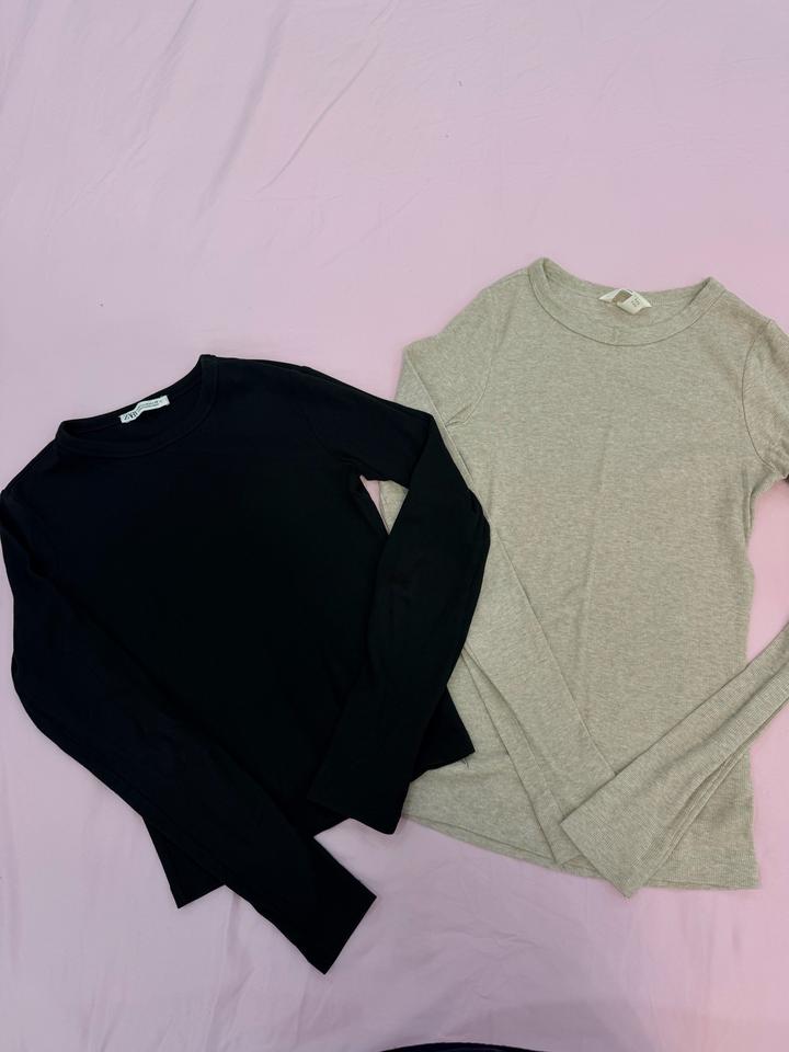 Zara Лонгслив Зара,H&M