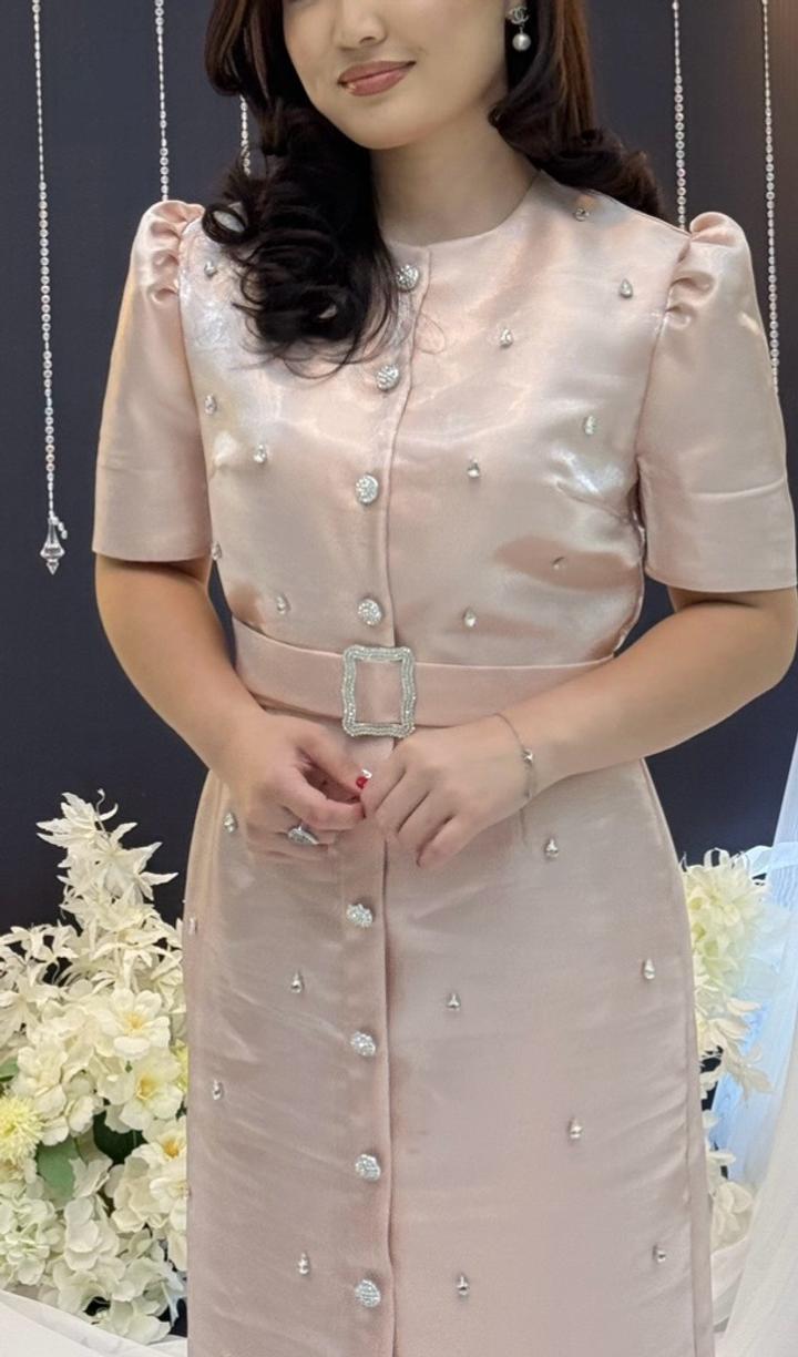 Grace Платье миди с пуговицами