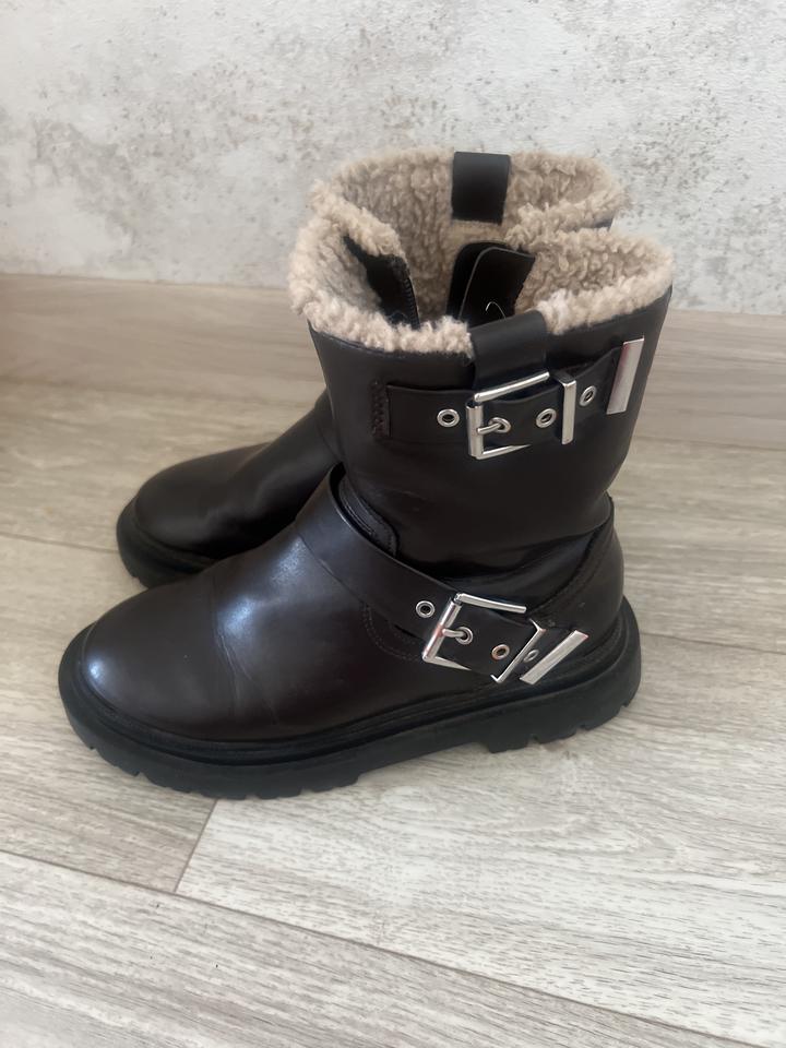 Zara ботинки с пряжками