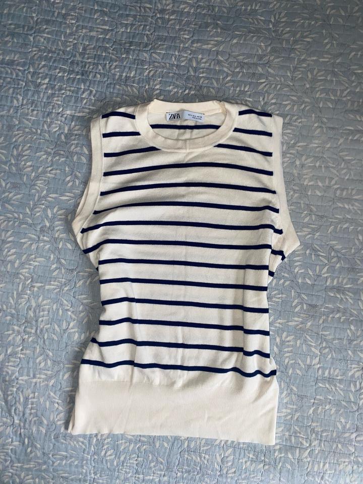 ZARA Майка в полоску