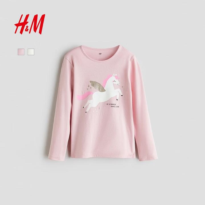 Лонгслив H&M с единорогом