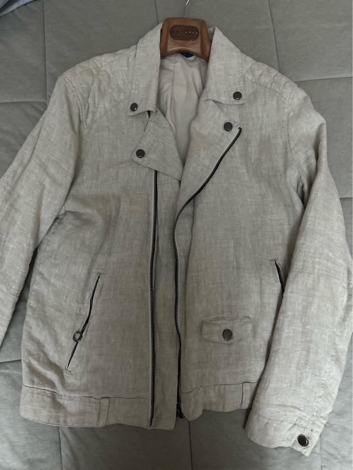Zara Куртка косуха из льна мужская XL
