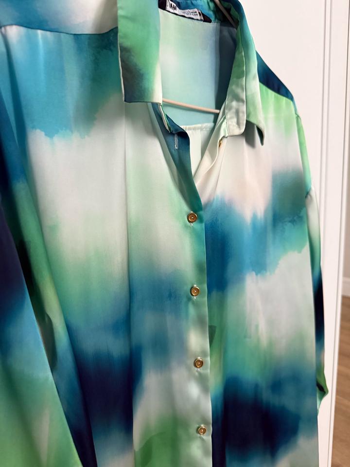 Блузка Zara в стиле тай дай
