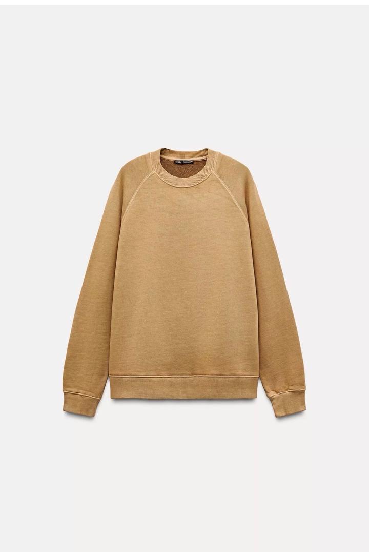 Zara толстовка оверсайз