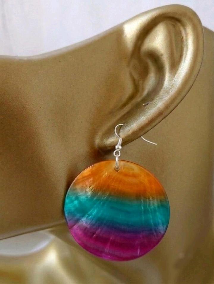 Серьги из ракушек