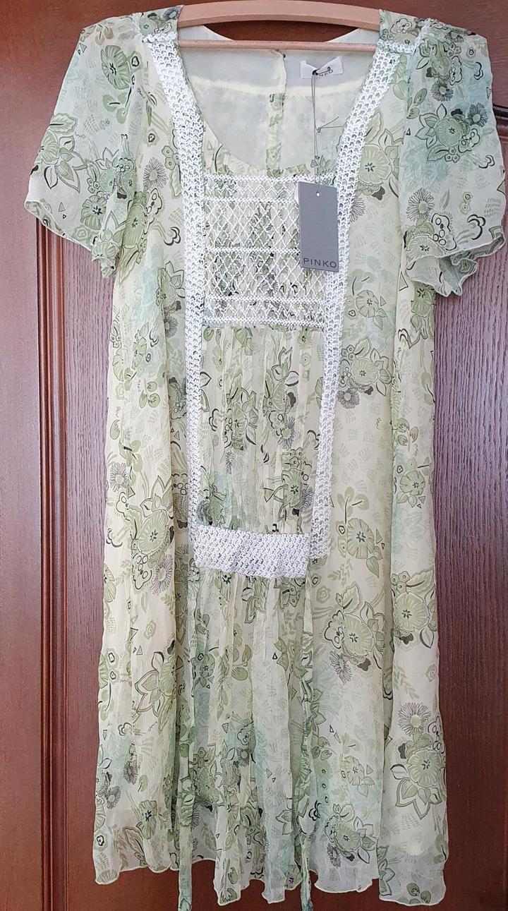Платье Pinko 100% шелк