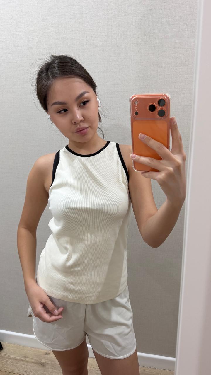 Massimo Dutti Майка в рубчик