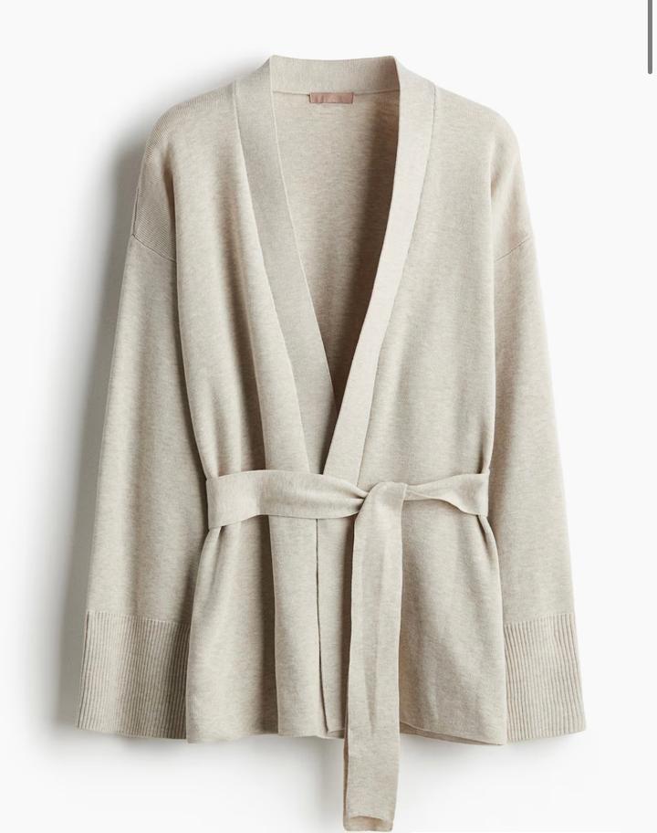 Кардиган с поясом H&M