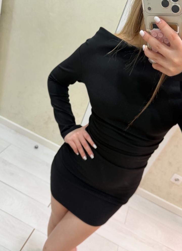 H&M Платье мини с открытыми плечами