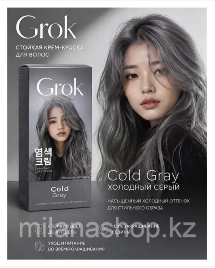 grok Краска для волос Cold Gray